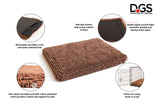 Dirty Dog Cushion, Microfiber pad, Travel Cushion, Dog Crate Pad, dog gone smart travel mat, Dirty Dog travel mat