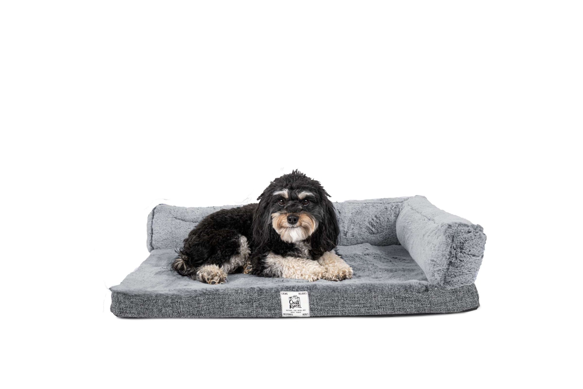 Chill Kuzzi Dual Bolster Crate Pad