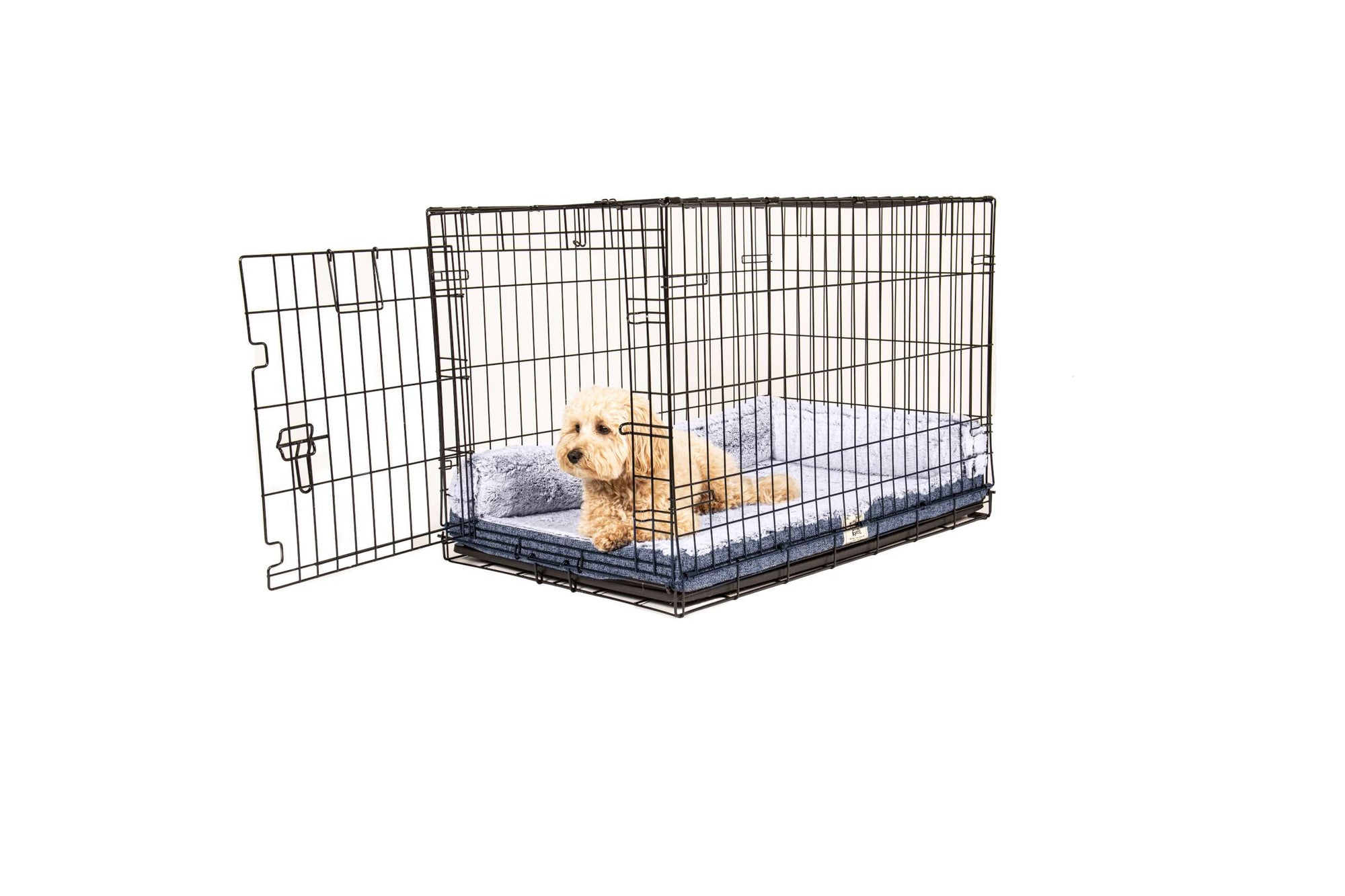 Chill Kuzzi Dual Bolster Crate Pad