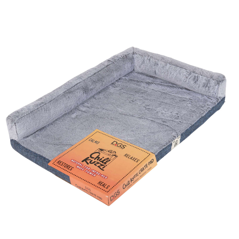 Chill Kuzzi Dual Bolster Crate Pad - DGS Pet Products