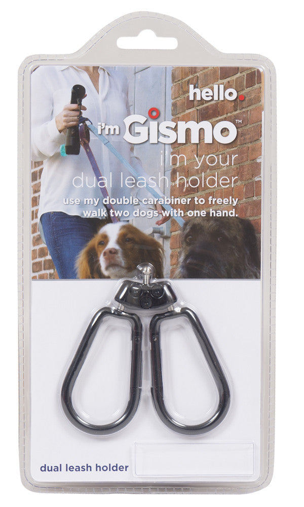 Gismo dual leash holder packaging