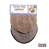  The Dirty Dog Shammy by Dog Gone Smart. Super Absorbent Microfiber Towel. Quickly Dry your Dog! Grey Dirty Dog Shammy.