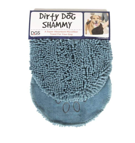 Dirty Dog Shammy Towel - Gray — Two Bostons
