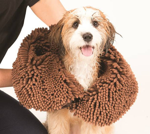 Dirty Dog Shammy Towel: Brown, os - Awesome Dawgs